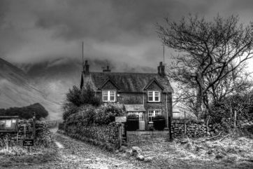 Image of B&B Wasdale Cumbria in black and white