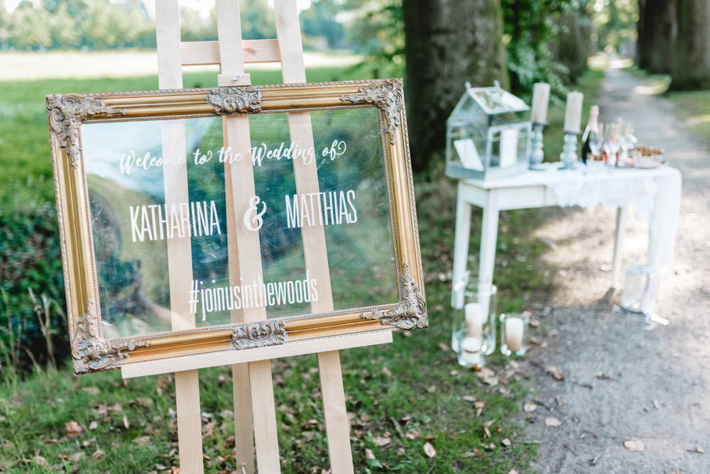 Wedding Decoration Welcome Sign